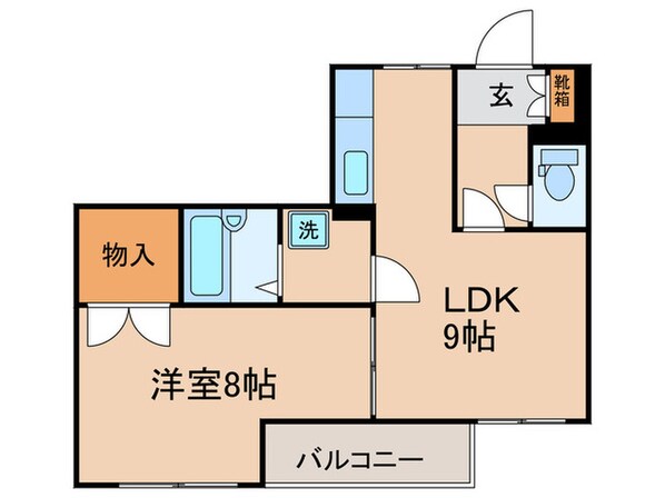 ドルフ平間の物件間取画像